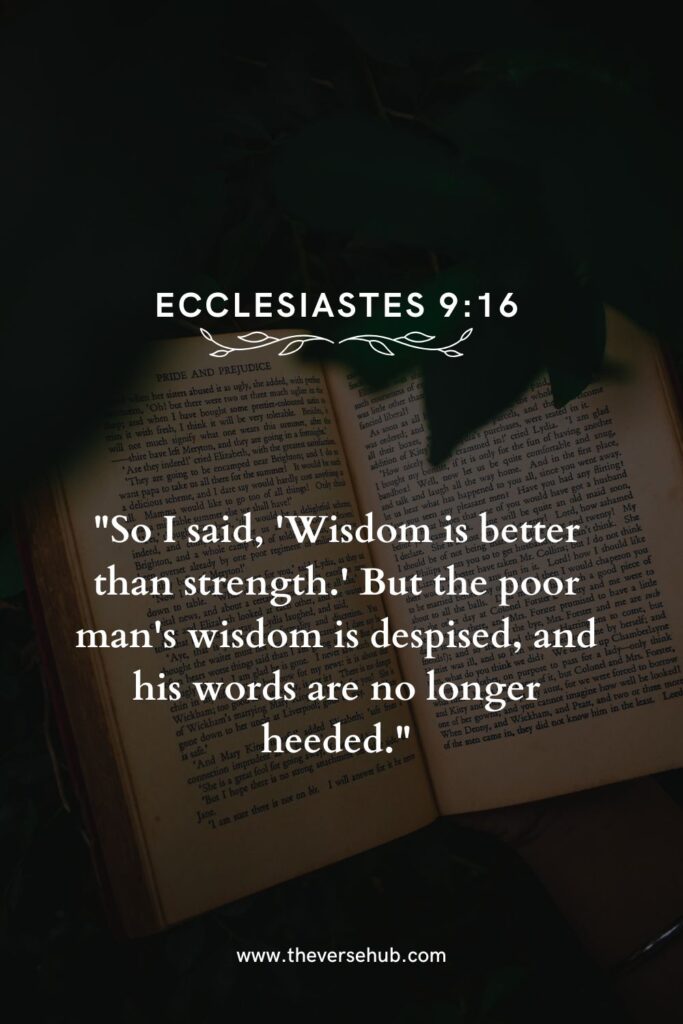 Bible Verses About Wisdom
