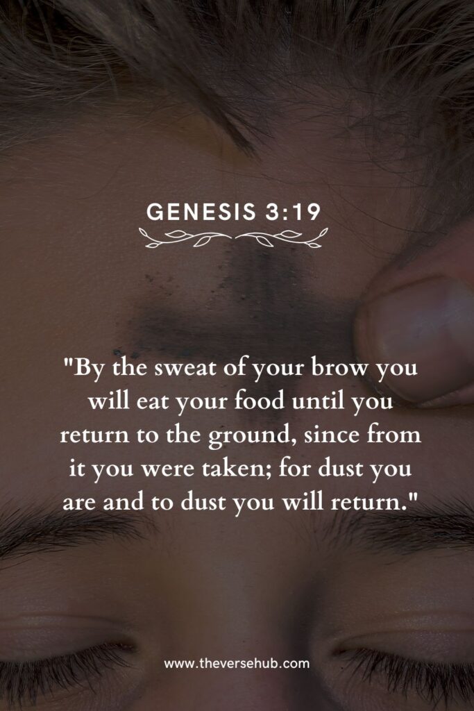 ash wednesday bible verses