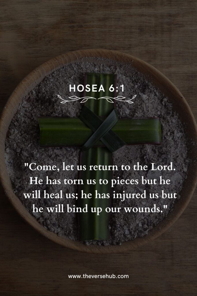 ash wednesday bible verses