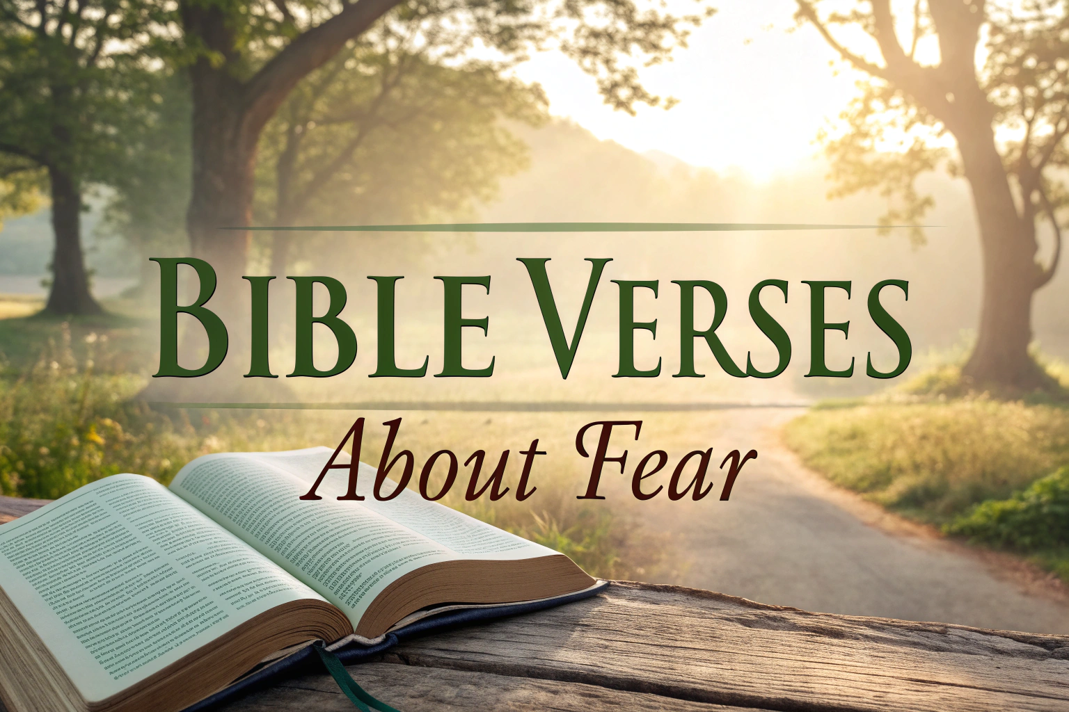 Bible Verses About Fear