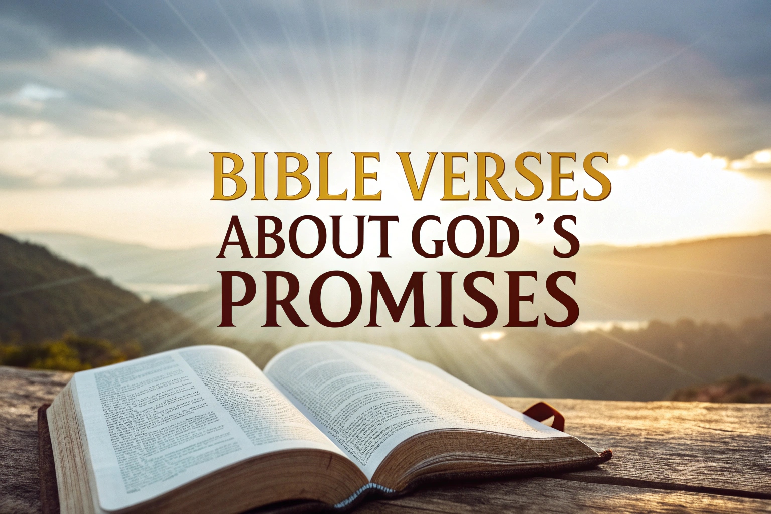 Bible Verses About God’s Promises