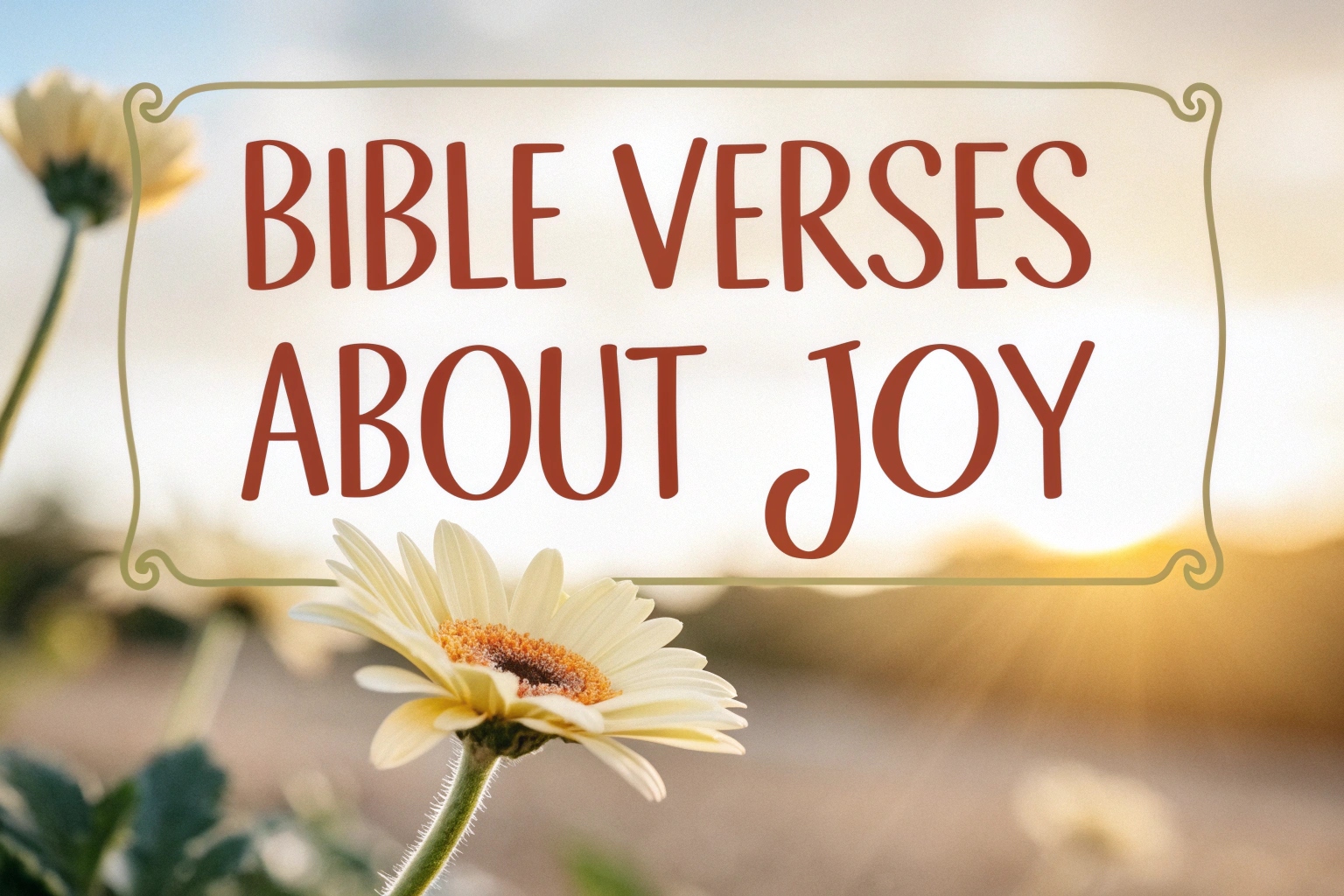 Bible Verses About Joy