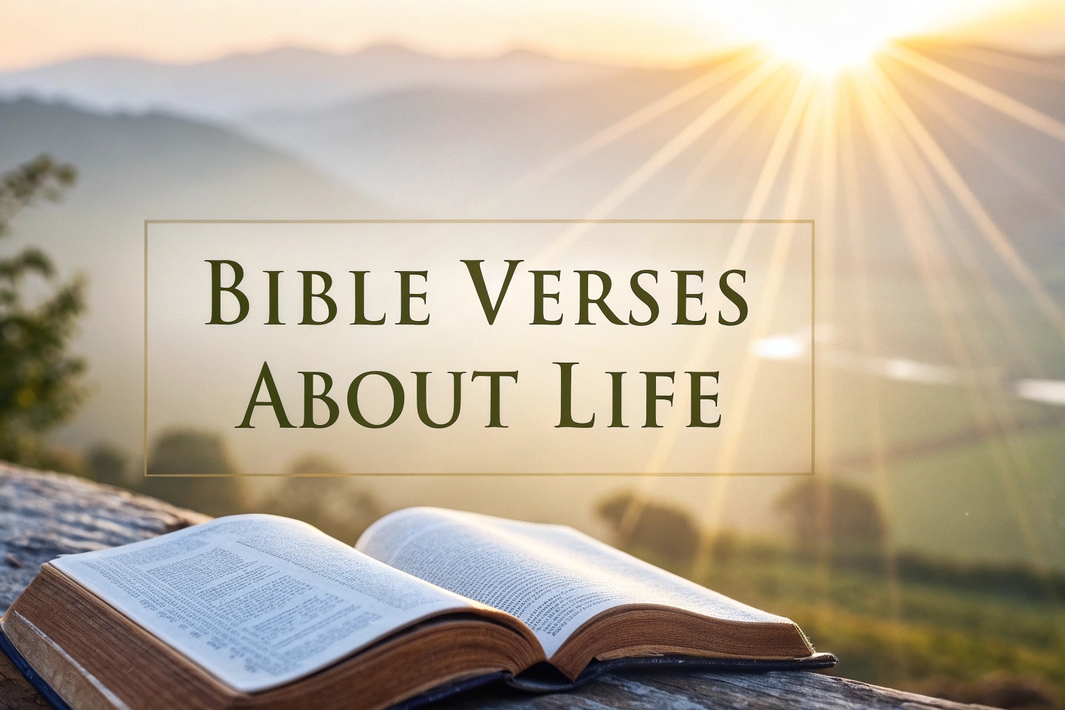 bible verses about life
