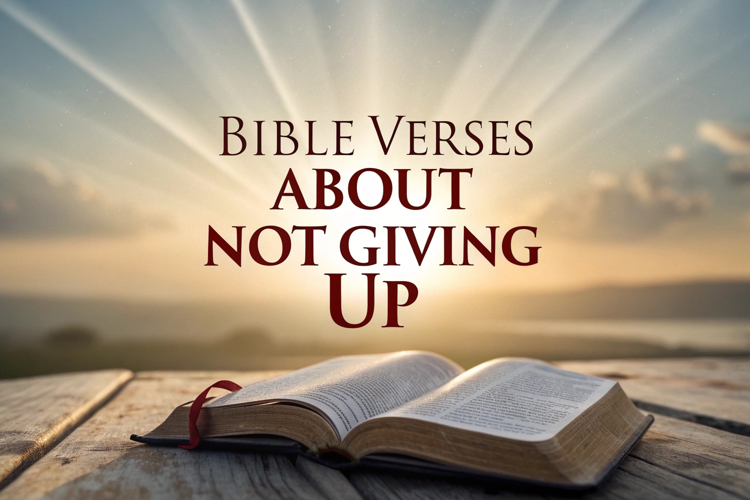 bible verses about not giving up
