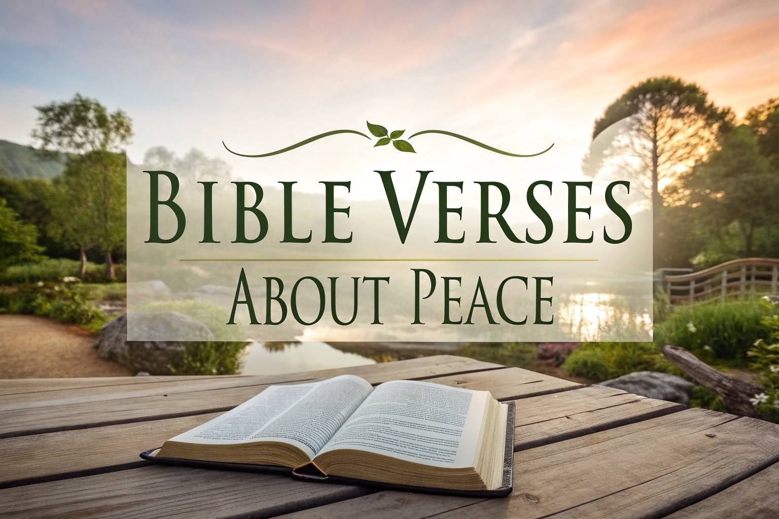 Bible Verses About Peace