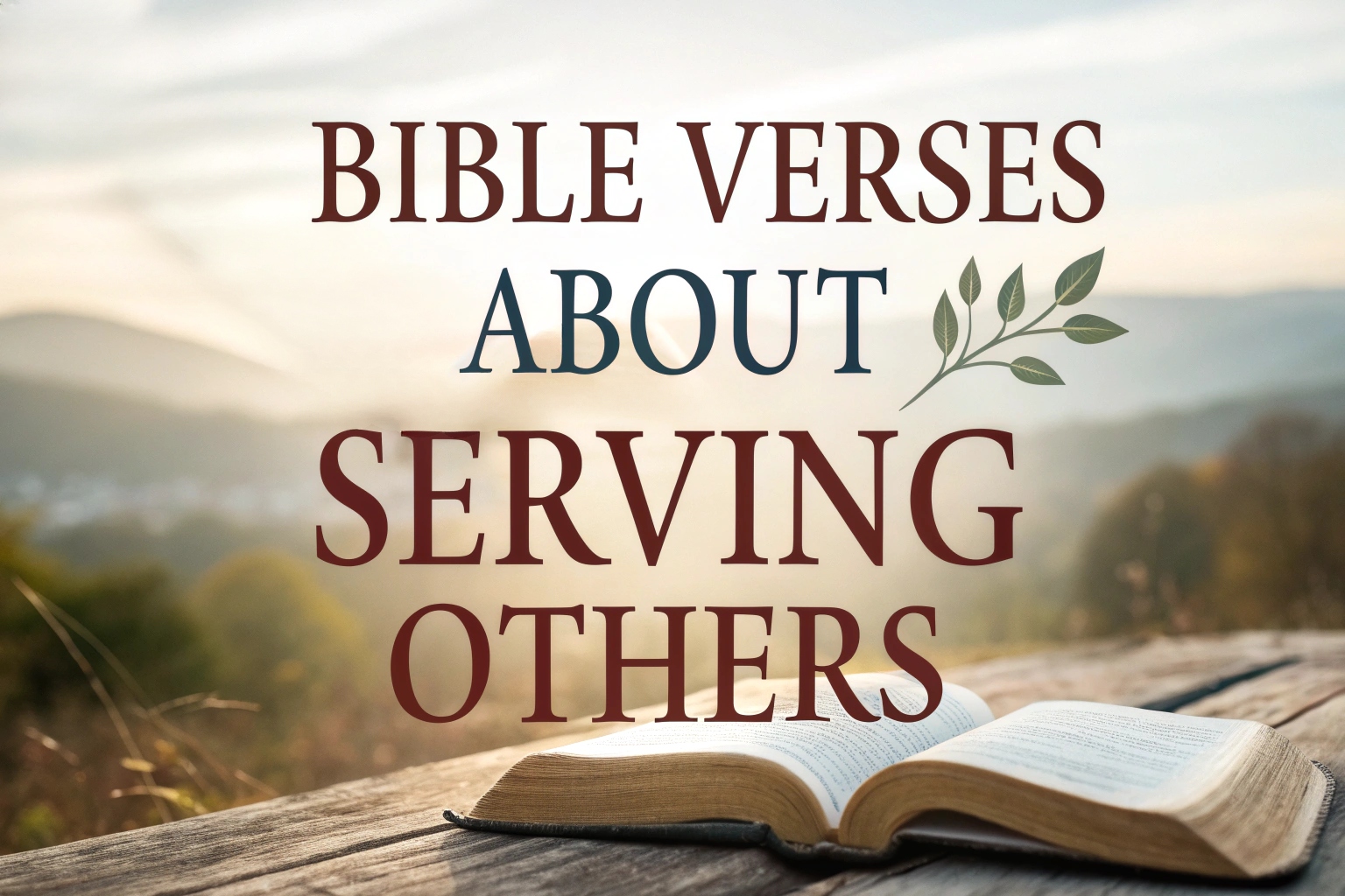Bible Verses About Serving Others