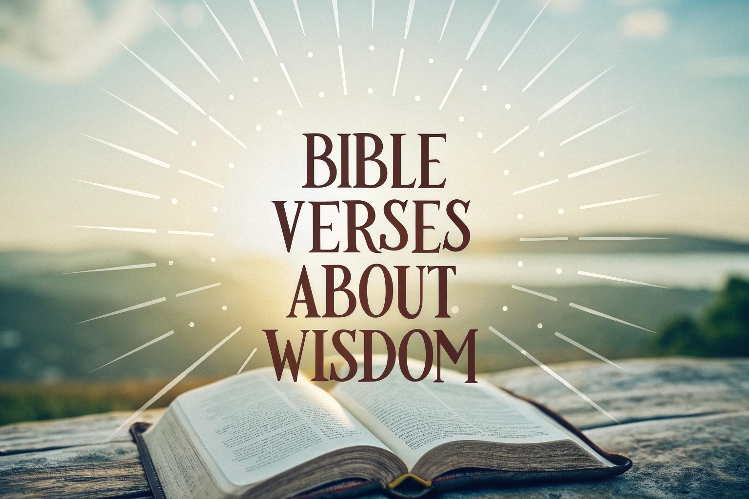 Bible Verses About Wisdom