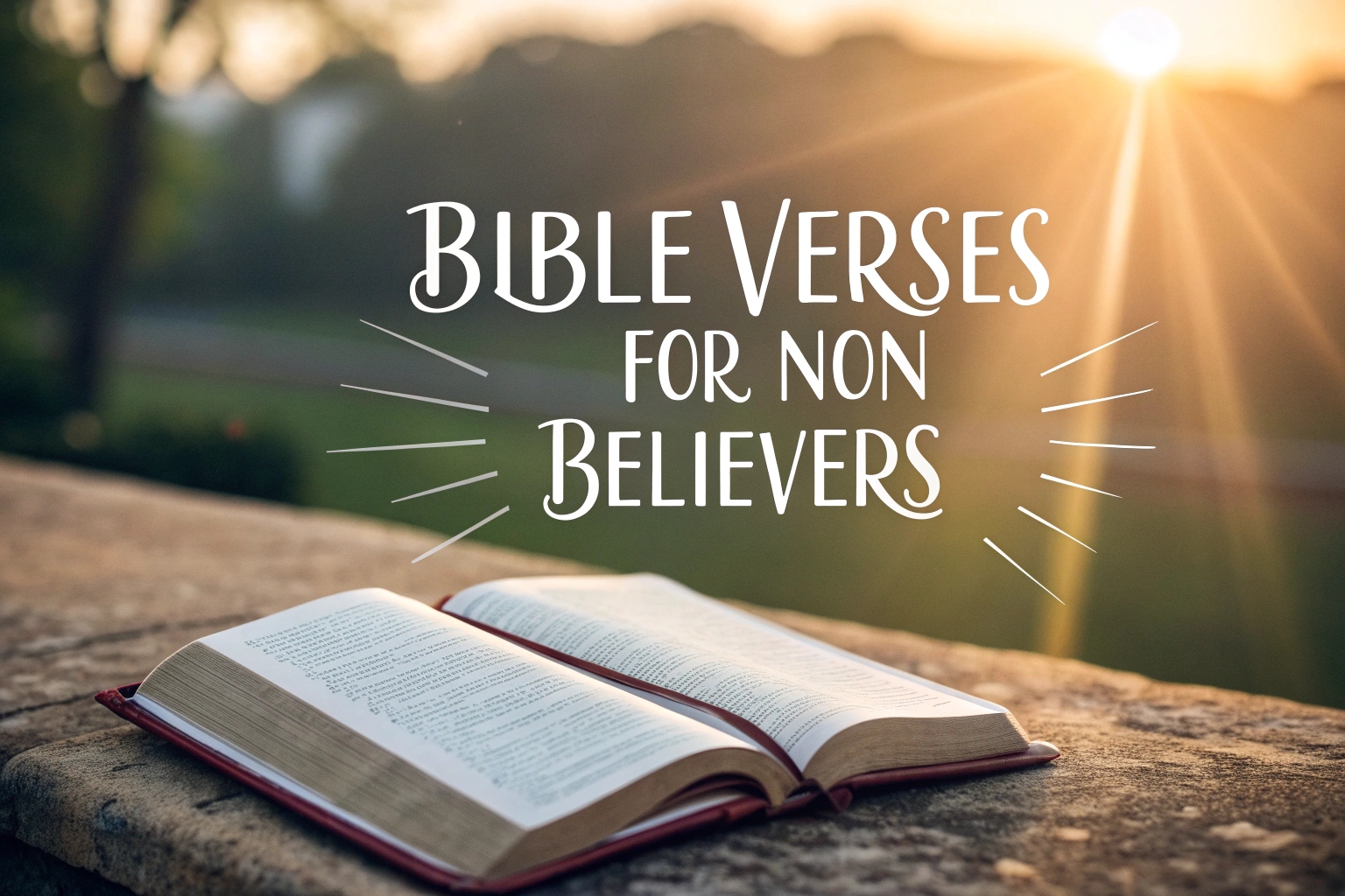 bible verses for non believers