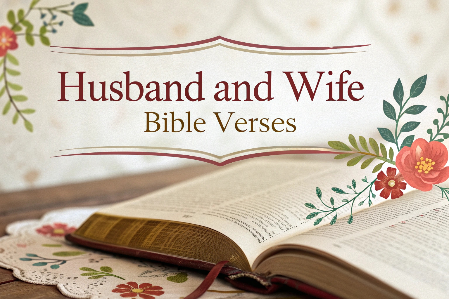 husband and wife bible verses